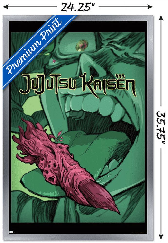 Jujutsu Kaisen - Teaser English Wall Poster, 22.375" x 34", Framed