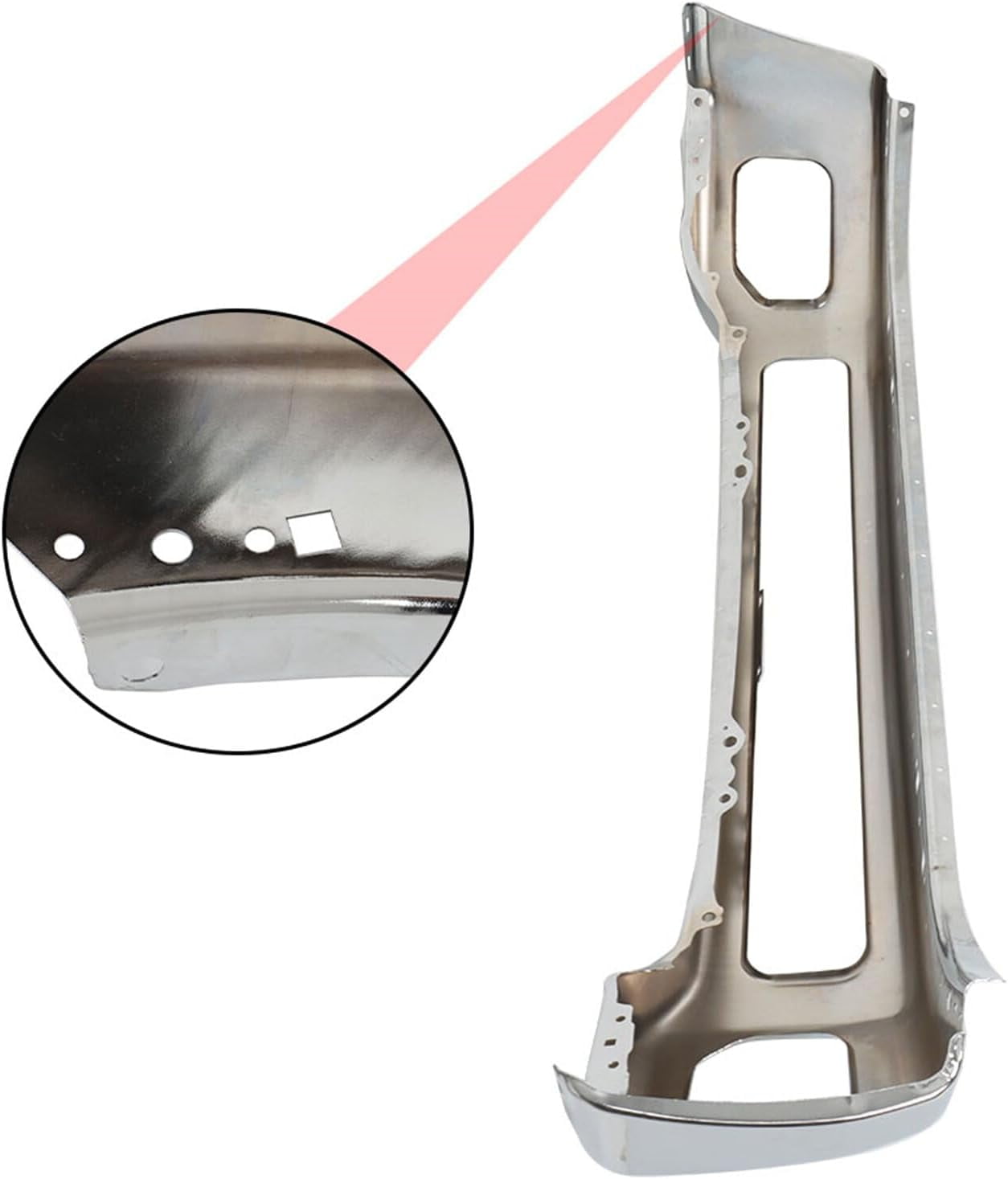 waltyotur Chrome Steel Front Bumper Replacement for 2011-2016 F-250 F-350 Super Duty Truck FO1002416