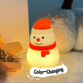 thumbnail image 5 of 2PC-Silicone Night Light – Soft Night Light For K-ids Room Rechargeable LED Bedside Lamp Cute Silicone Ambient Light For Bedroom Nurs-ery Christmas Cute Christmas Gifts for Bo-ys G-irls(Tree&Boot), 5 of 26