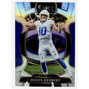 2025 Panini Select Silver Prizm #1 Justin Herbert Los Angeles Chargers NFL Football Card