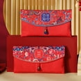 thumbnail image 4 of Chinese Style Red Envelope Money Pocket Traditional Chinese Wedding Party Accessory, 4 of 9