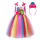 thumbnail image 3 of Disfraz de carnaval de arcoíris con caramelos para niños de 2 a 10 años, vestido de princesa con estampado de piruleta y diadema, ropa para fiesta de cumpleaños y Navidad, 3 of 4