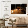 thumbnail image 5 of Elephant Stock Whiskey Glass On Barrel Wall Art - Horizontal Multi Panel Canvas - Dining Room Wall Decor - Food And Drink Multi Panel - Brown And Orange Decor - 57" x 36", 5 of 8