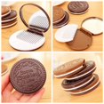 thumbnail image 4 of Pocket Chocolate Cookie Biscuits Compact Mirror With Comb, 4 of 5