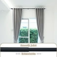 thumbnail image 6 of Curtain Rod Black Extendable Curtain Rod 48" to 120" Adjustable Curtain Rods Includes rods, ball finials, 3piece brackets, hardware kits, 6 of 8