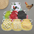 thumbnail image 6 of 3 Pieces Chicken Saddle-Hen Apron, Chicken Jacket Hen Apron Feather Fixer Poultry Wing Back Cover, 6 of 6