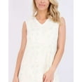 thumbnail image 3 of Real Essentials 3 Pack: Women's Soft Tank Nightgown Sleeveless Nightshirt Sleep Dress (Available In Plus Size), 3 of 6