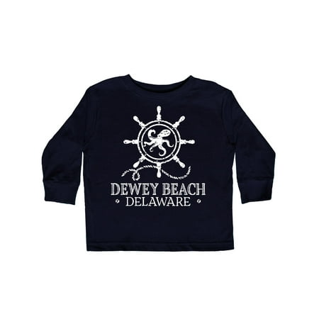 

Inktastic Dewey Beach Delaware Nautical Gift Toddler Boy or Toddler Girl Long Sleeve T-Shirt