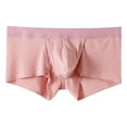 thumbnail image 1 of B91xZ Mens Boxer Briefs Breathable Comfortable Trunks,Pink XXL, 1 of 5