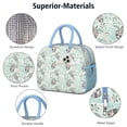 thumbnail image 4 of Lunch Bag Lunch Box for Women Reusable Insulated Lunch Bags,Water-Resistant Floral Sea Turtle Light Green Cooler Lunch Tote Bag, Large Capacity for Work Travel Picnic, 4 of 6