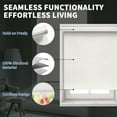 thumbnail image 3 of ColourTree Cordless Blackout Roller Shades Blinds for Windows, Room Darkening with Thermal Insulated Fabric, UV Protection+, Easy Pull-Down System, Fit for Home, Office (46" W x 72" H, Light Beige), 3 of 8