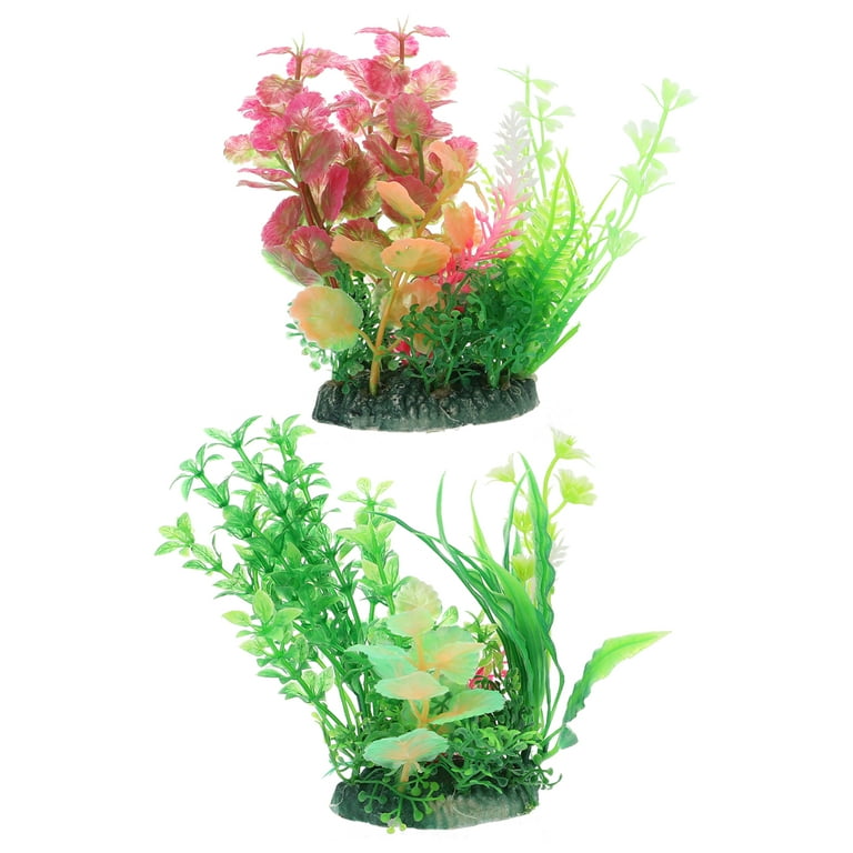 NUOLUX Aquarium Grass Fish Tank Artificial Tree Decor Plants Water Ornament  Grass Fakeplastic Ornaments Decorations 