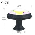 thumbnail image 4 of 4 Pcs Purple Kissing Grapes Knobs for Kitchen Cabinet Cupboard Dresser Bookcase Drawer Pulls Handles Round Home Decor, 4 of 8