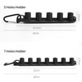 thumbnail image 3 of yeacher Multi-Color Pressure Washer Nozzle Set with 5-Hole ABS Holder and Stainless Steel Tips, Compact Storage Base Included (025), 3 of 6