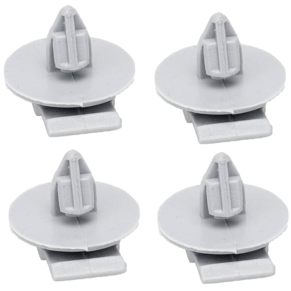 4-Piece Wheel Trim Fastener Clips - Durable Plastic Retainer Set