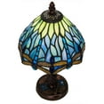 thumbnail image 2 of Meyda Tiffany 26617 Hanginghead Dragonfly 1 Light Stained Glass / Tiffany Accent Table, 2 of 4