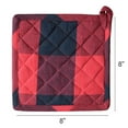 thumbnail image 2 of Ensemble de 2 porte-pots en éponge de coton Buffalo Check Fabstyles, 2 of 6