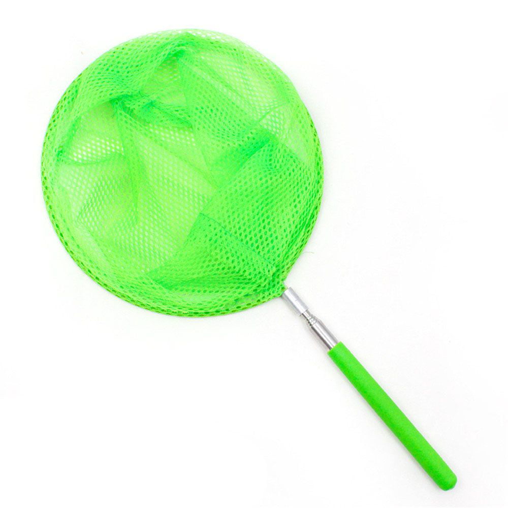 Fishing Toys Children's Lightweight Anti Slip Butterfly Net Telescopic Insect  Catch Mesh Kids Fishing Net GREEN 