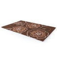 thumbnail image 1 of Society6 Pimlada Phuapradit Peony Stitch Brown 2’ x 3' Rug, 1 of 1