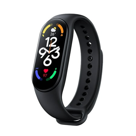 Xiaomi Mi Band 7 Fitness Tracker,Smart Watch with 1.62'' AMOLED Screen ,120 Sports Modes, SpO2 Monitor ,Professional Sports Analysis Smart Bracelet Black
