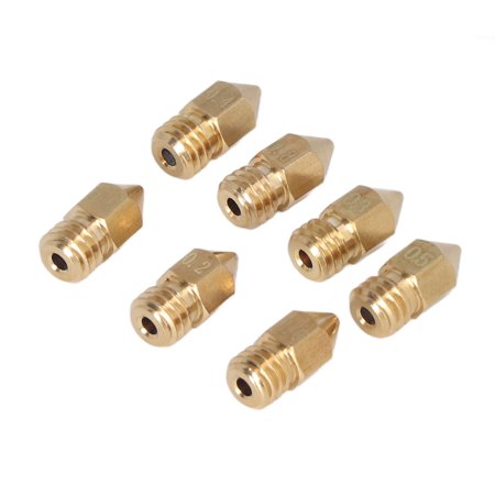 

MK8 Brass Tip Nozzles Anti Blockage 35 Pcs Set Small Resistance Nozzle Cleaning Kit High Hardness For Replacement