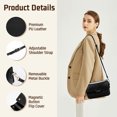 thumbnail image 2 of KWLET Women Cross Body Bag Fashion Small Satchel Ladies Shoulder Bag Black, 2 of 7