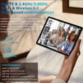 thumbnail image 3 of N-one Android 14 Tablet,20GB 128GB 12 inch FHD Screen, Qualcomm Snapdragon 8-Core 4G LTE SIM Cellular 2.4&5GHz WiFi 9200mAh 18W Fast Charger GPS for Work Study and Business, 3 of 11