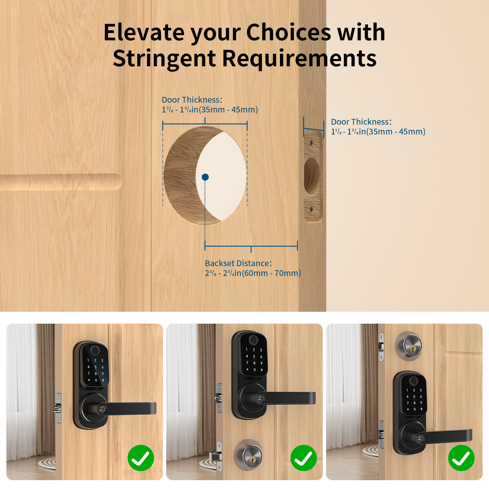 Ironzon Smart Fingerprint Deadbolt Electronic Door Lock photo 6