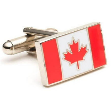 Cufflinks PD-CAN-SL Canadian Flag Cufflinks
