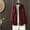 Wine, variant on SwiftWear Women's Casual Jacket Two Pocket Cotton Button Down Shirt Oversized Long Sleeve Shacket, Coffee