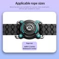 thumbnail image 2 of SENHAWK 2 Pack IPX8 Waterproof AirTag Dog Collar Holder, 4-Screw Lock Removable Metal Loop Case, Compatible with Apple AirTag, Fits 1.2" Collars for Dog Cat, 2 of 9
