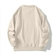 thumbnail image 2 of XuJwPNcy Men's Sherpa Lined Sweatshirts Big and Tall Fleece Pullover Basic Tops Warm Crewneck Fall Winter Sweatshirt, 2 of 7