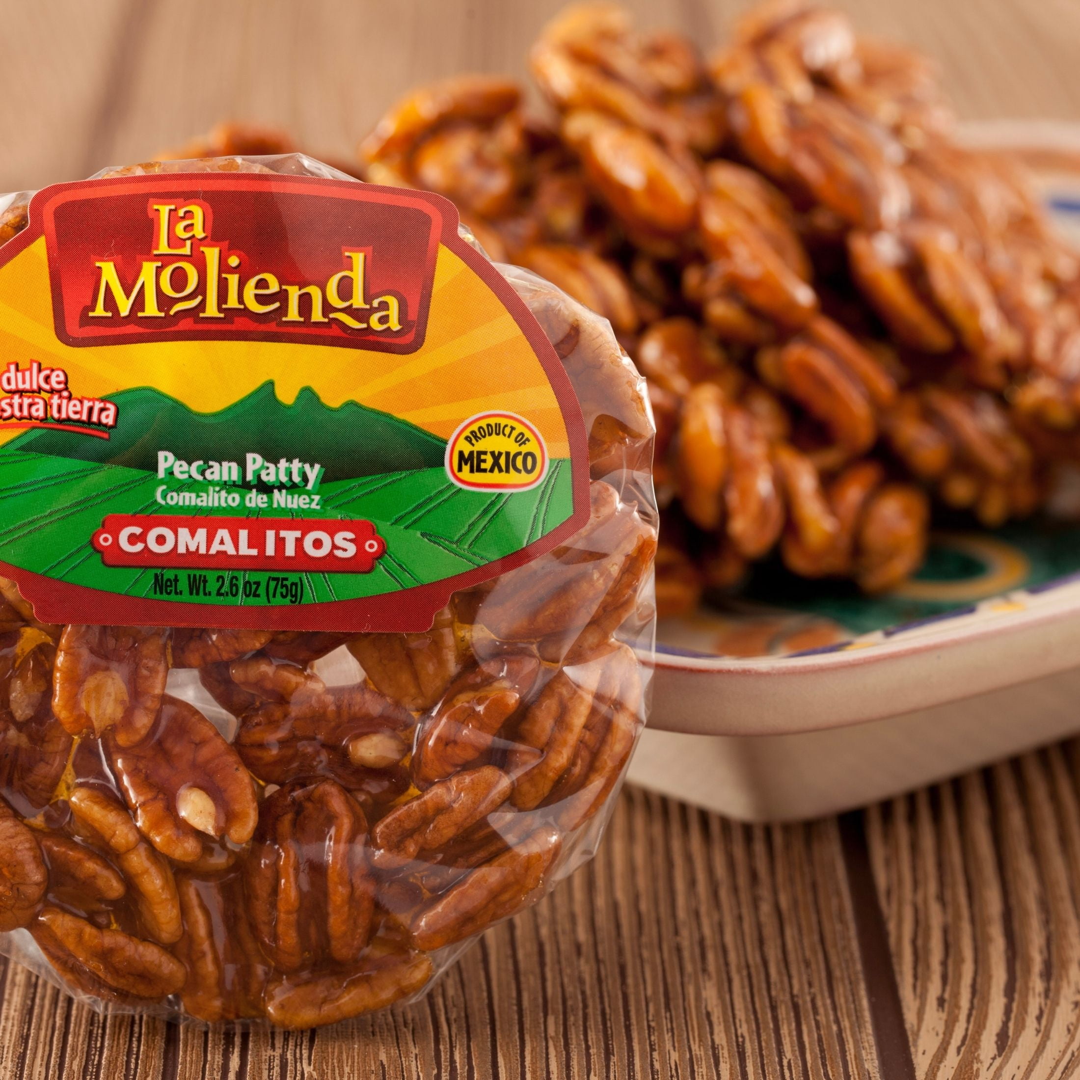 La Molienda Pecan Comalito Patty, Mexican Traditional Candy, 2.8 oz
