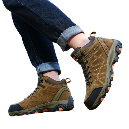 

Chnzic Men Shoes Couple Hiking Shoes Fashion Thick Sole Outdoor Mountaineering Sneakers