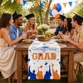 thumbnail image 2 of Btomtd Graduation Season Table Runner Linen Tablecloth For Graduation Parties 72 Inches Celebration Decorative Table Runner, 2 of 6