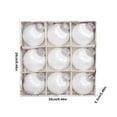 thumbnail image 3 of Mecorevxz 9Pcs 3.15Inch Large Shatterproof Foam Christmas Tree Decorations Christmas Balls Ornaments for Christmas Tree Hanging Pendants, 3 of 7