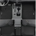 thumbnail image 3 of COZONY 3D TPE Floor Mats for 2018-2022 Honda Accord, 2 Row Front & Rear Liner, All-Weather Full Set, Black, 3 of 7