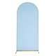 thumbnail image 1 of 3PCS Wedding Arch Cover Set U Shaped Round Top Thickening 4ft 5ft 6ft Elastic Wedding Backdrop Cover Kit Sky Blue, 1 of 1