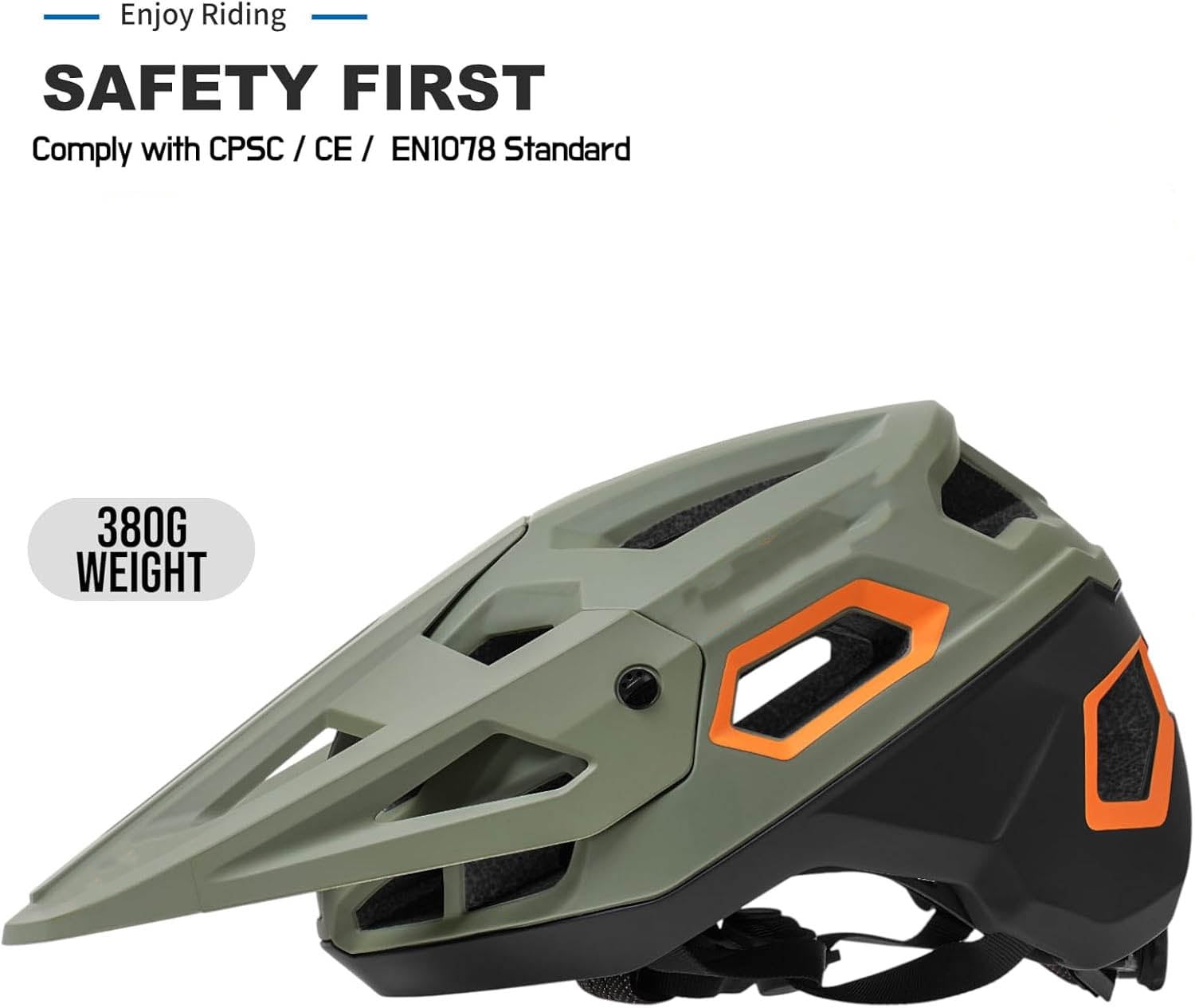 Bike Helmet, Mountain Bike Helmet for Men Women Adults