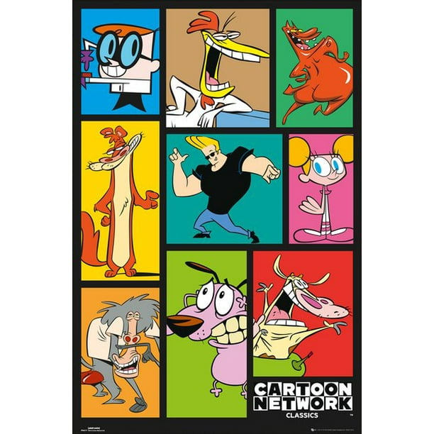 Cartoon Network Classics Characters - TV Show Poster / Print (Johnny Bravo  & Friends) (Size: 24
