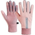 thumbnail image 3 of Waterproof Touch Screen Gloves, Non-Slip Cold Resistant with Reflective Printing, Conductive Fingertips for Outdoor Sports, 3 of 6