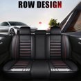 thumbnail image 5 of Juego completo de fundas de asiento de coche de cuero para Infiniti Q50 QX50 EX Audi A3 8P Sportback BMW X5 F15 F10 E53 F34 Dodge Caliber Accesorios, 5 of 5