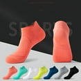 thumbnail image 3 of TELOLY 3Pairs Mens Ankle Socks9-13Mens Ankle Socks Size 9-11 Men's Socks ,Colormixing2, 3 of 4