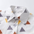 thumbnail image 3 of Gibobby Chamarra de forro polar para niños y niñasNiños niño bebé Unisex Otoño Invierno estampado Tops camisa abrigo ropa(Blanco, 2-3 Años), 3 of 5