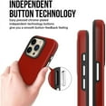 thumbnail image 5 of Entronix Shockproof Dual Layer Case for Apple iPhone 16 Pro, Slim Shockproof Bumper Phone Case for Apple iPhone 16 Pro with Military Grade Protection for Women Girls Boys Men, Red, 5 of 6