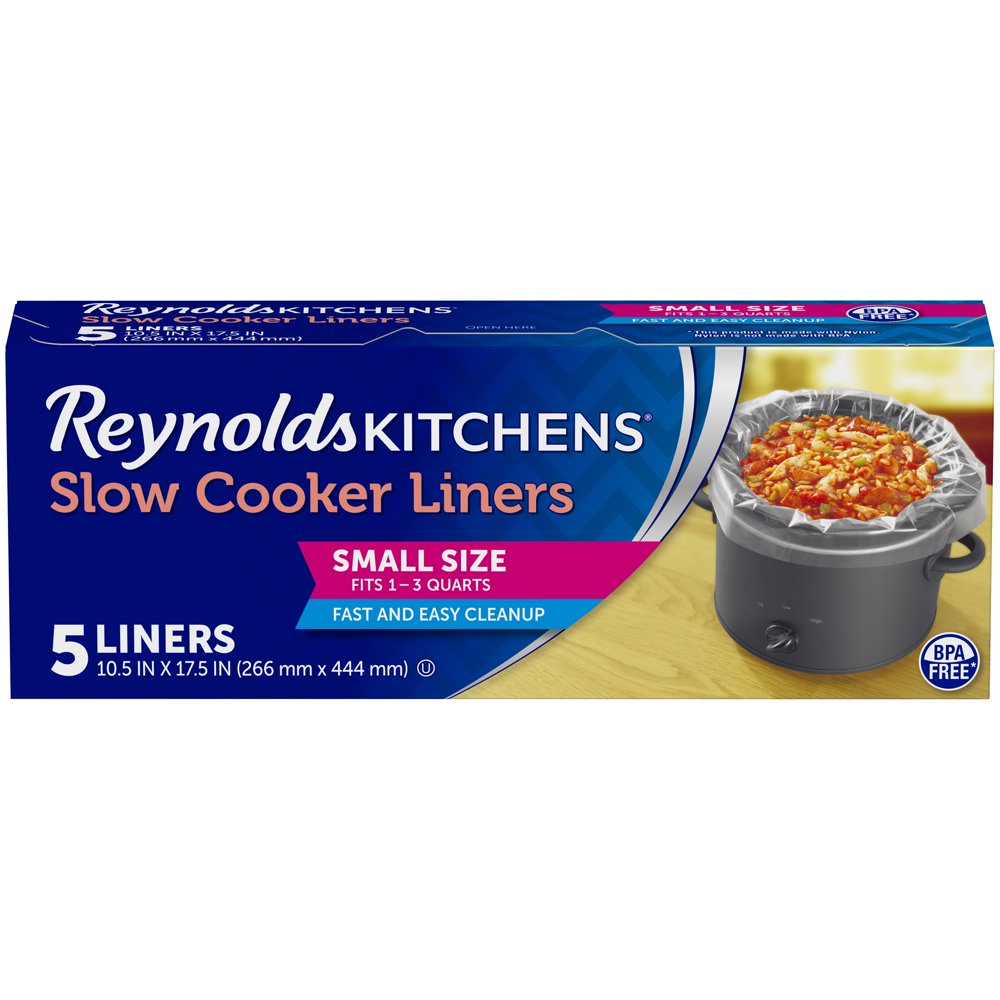 Reynolds Kitchens Slow Cooker Liners, Small, 5 Count