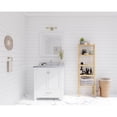 thumbnail image 2 of Laviva Wilson 30" Wood Cabinet with Stripes Marble Countertop in White, 2 of 10