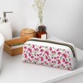 thumbnail image 7 of Uemuo Lilies Flowers Printed Leather Pencil Case, Pencil Pouch, Portable Pencil Bag, Pen Case for& Office, 7 of 7