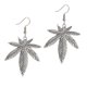 thumbnail image 5 of Aretes de Forma hoja perfecl de Metal Color Plata para Mujer, 5 of 8
