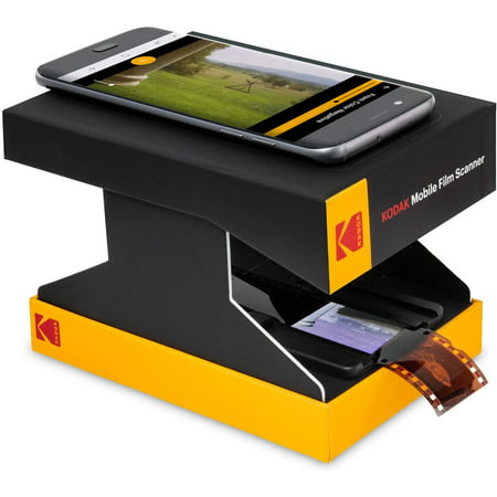KODAK Mobile Film Scanner - Fun Novelty Scanner Lets You Scan and Play with Old 35mm Films & Slides Using Your Smartphone Camera - Cardboard.., By Visit the KODAK Store